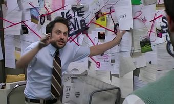 Charlie Day's famous Pepe Silvia meme